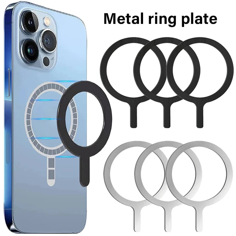 Anti-Twist MagSafe Universal Metal Rings (3-Pcs Set)